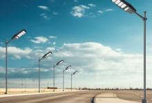 Solar Street Lights Case Study: Illuminating a Market Square with Motion-Controlled Lighting