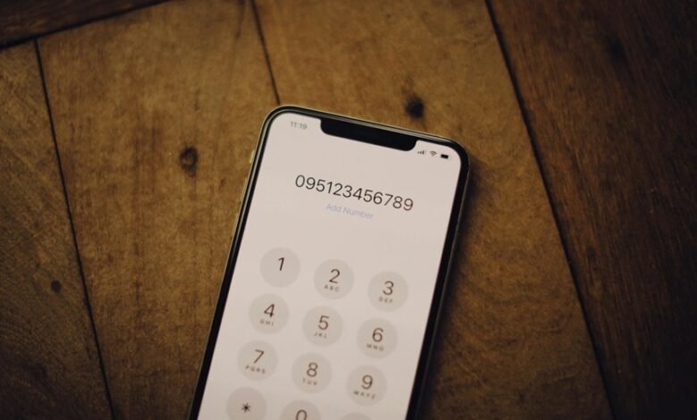 phone numbers and username provided
